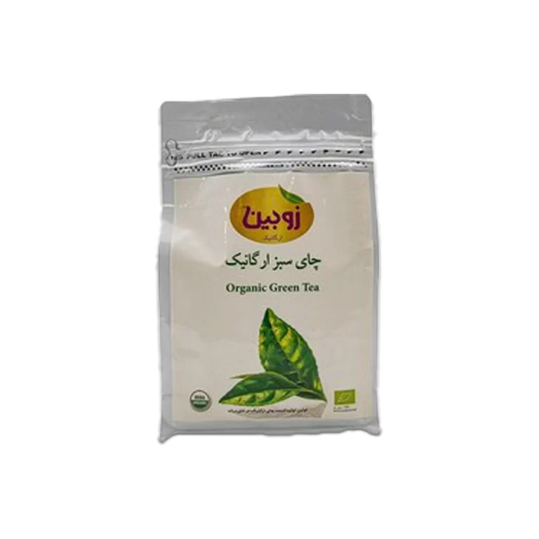 چای سبز ارگانیک 100 گرم زوبین